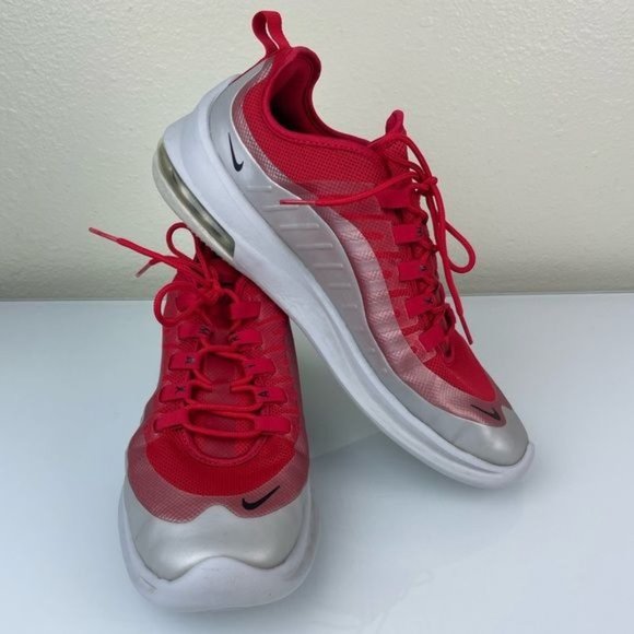 Nike Air Max Men’s 11.5 Axis Red Silver Sneakers AA2146-600 main image 12